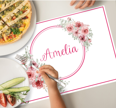 Naproane cu nume creație botanică personalizată - TenStickers