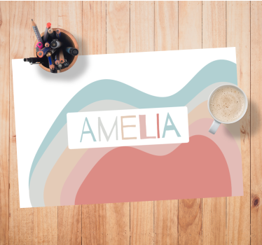 Naproane cu nume personalizate colorate - TenStickers