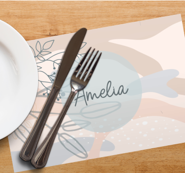 Naproane cu nume stil elegant personalizat - TenStickers