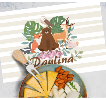 Naproane pentru copii adunarea animalelor jucăușe - TenStickers