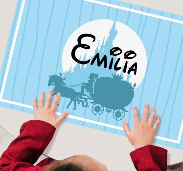 Naproane pentru copii căruță trasă de cai - TenStickers