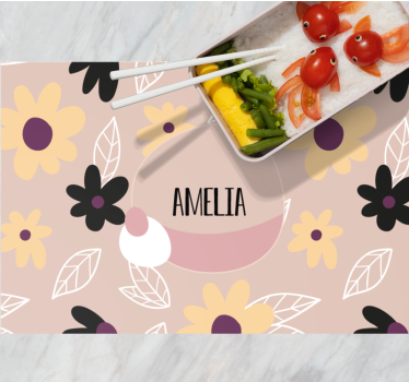 Naproane pentru copii cu imprimeu botanic personalizat - TenStickers