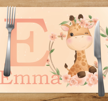 Naproane pentru copii cu personajul girafă drăguță - TenStickers