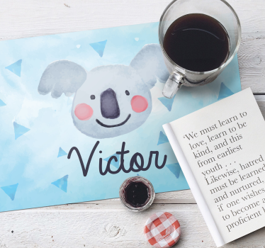 Naproane pentru copii fața drăguță de koala - TenStickers