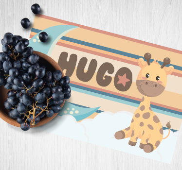 Naproane pentru copii figurina girafă adorabilă - TenStickers