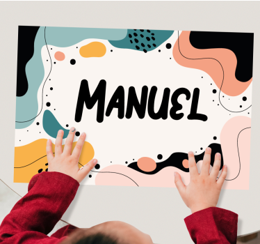 Naproane pentru copii forme abstracte vibrante - TenStickers