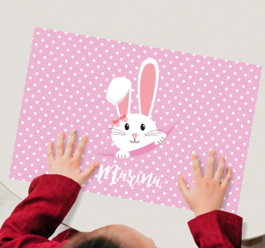 Naproane pentru copii iepuraș cu fundiță - TenStickers