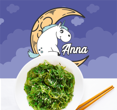 Naproane pentru copii noaptea unicornului lunar - TenStickers