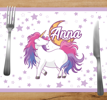 Naproane pentru copii unicorn cu stele - TenStickers