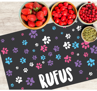 Naproane pentru copii urme colorate de lăbuțe - TenStickers