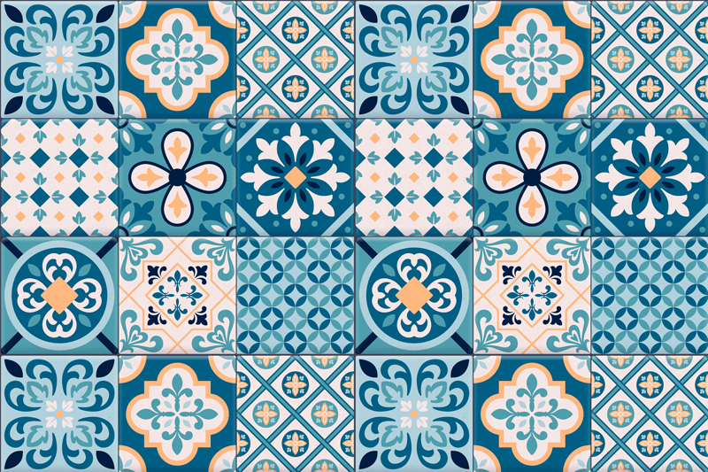 Naproane original hidraulică turcoaz - TenStickers