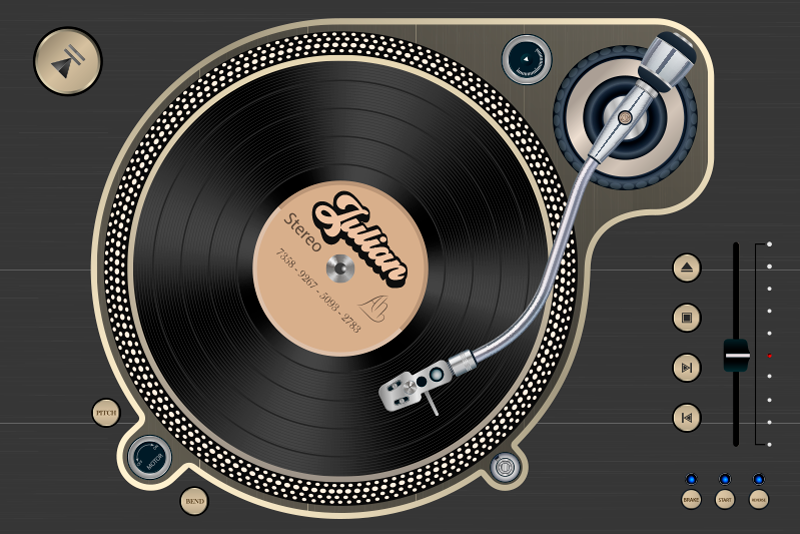 Discuri de vinil placemats - TenStickers