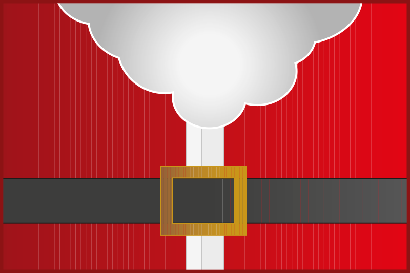 Pentru crăciun haine de crăciun placemats - TenStickers