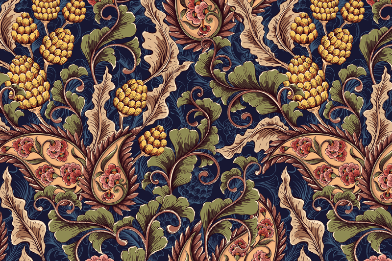 Naproane original model de artă florală - TenStickers