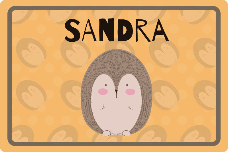 Naproane pentru copii cu ilustrații adorabile de arici - TenStickers