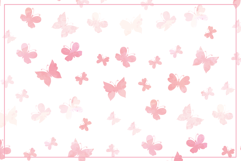 Nuanțe roz fluture covorase - TenStickers