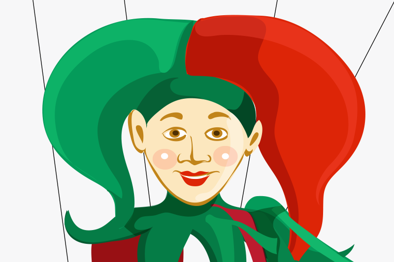 Naproane original ilustrație caracter de bufon - TenStickers