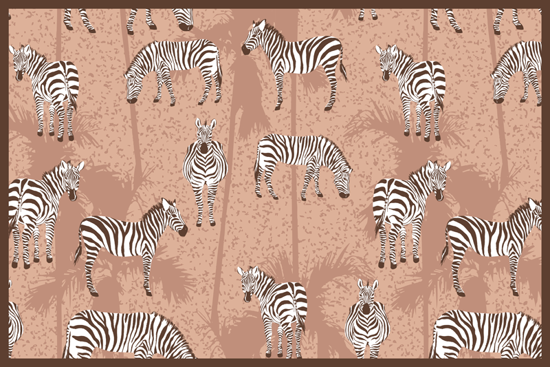 Naproane original stil imprimeu zebra - TenStickers