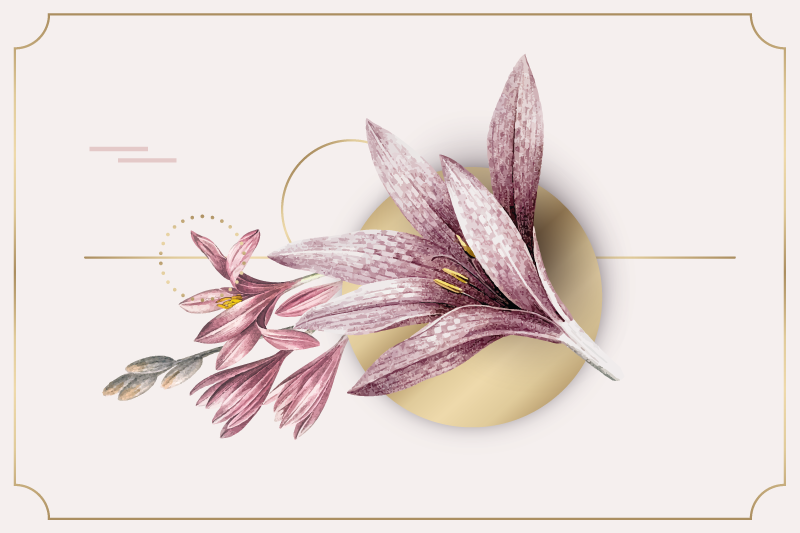 Naproane original aranjament floral elegant - TenStickers