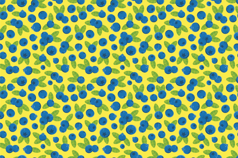 Naproane original cu model colorat de afine - TenStickers