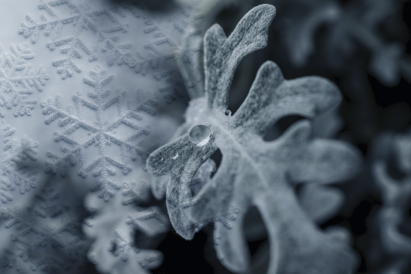 Naproane de textură cu modele elegante de fulgi de nea - TenStickers