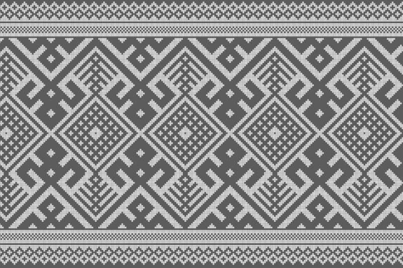 Model de tricotat gri covorase elegante - TenStickers