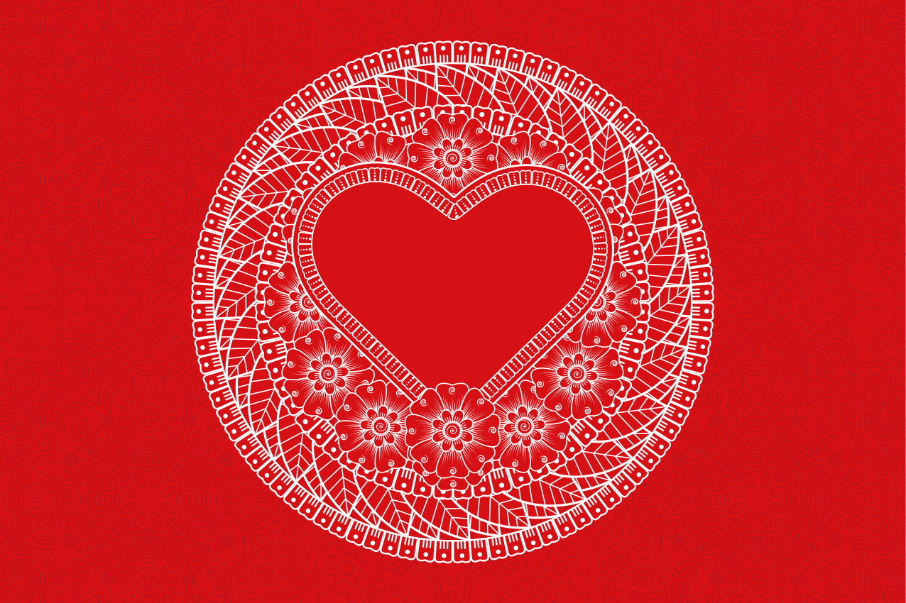 Naproane cu texte model inimioare - TenStickers