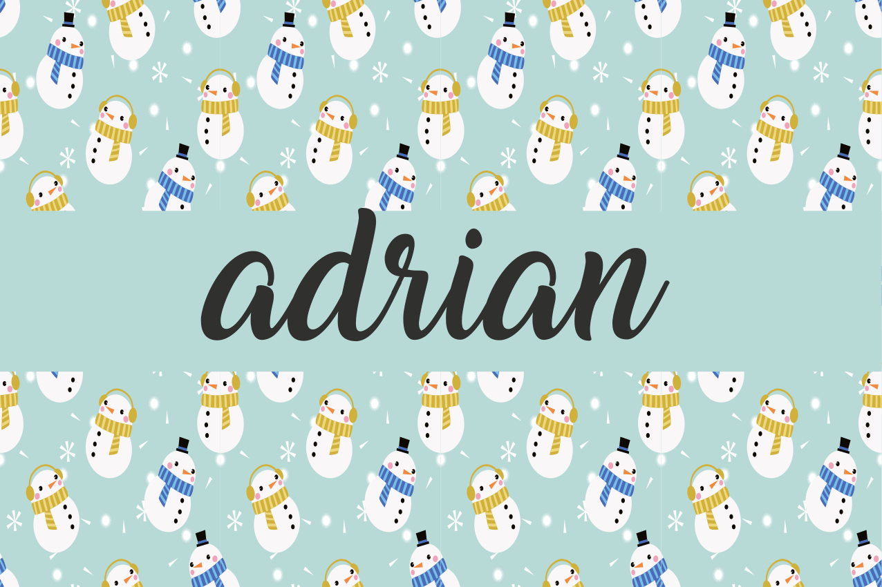 Naproane de crăciun design personalizat cu om de zăpadă - TenStickers