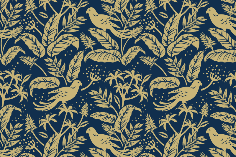 Naproane original cu motiv elegant de frunze - TenStickers