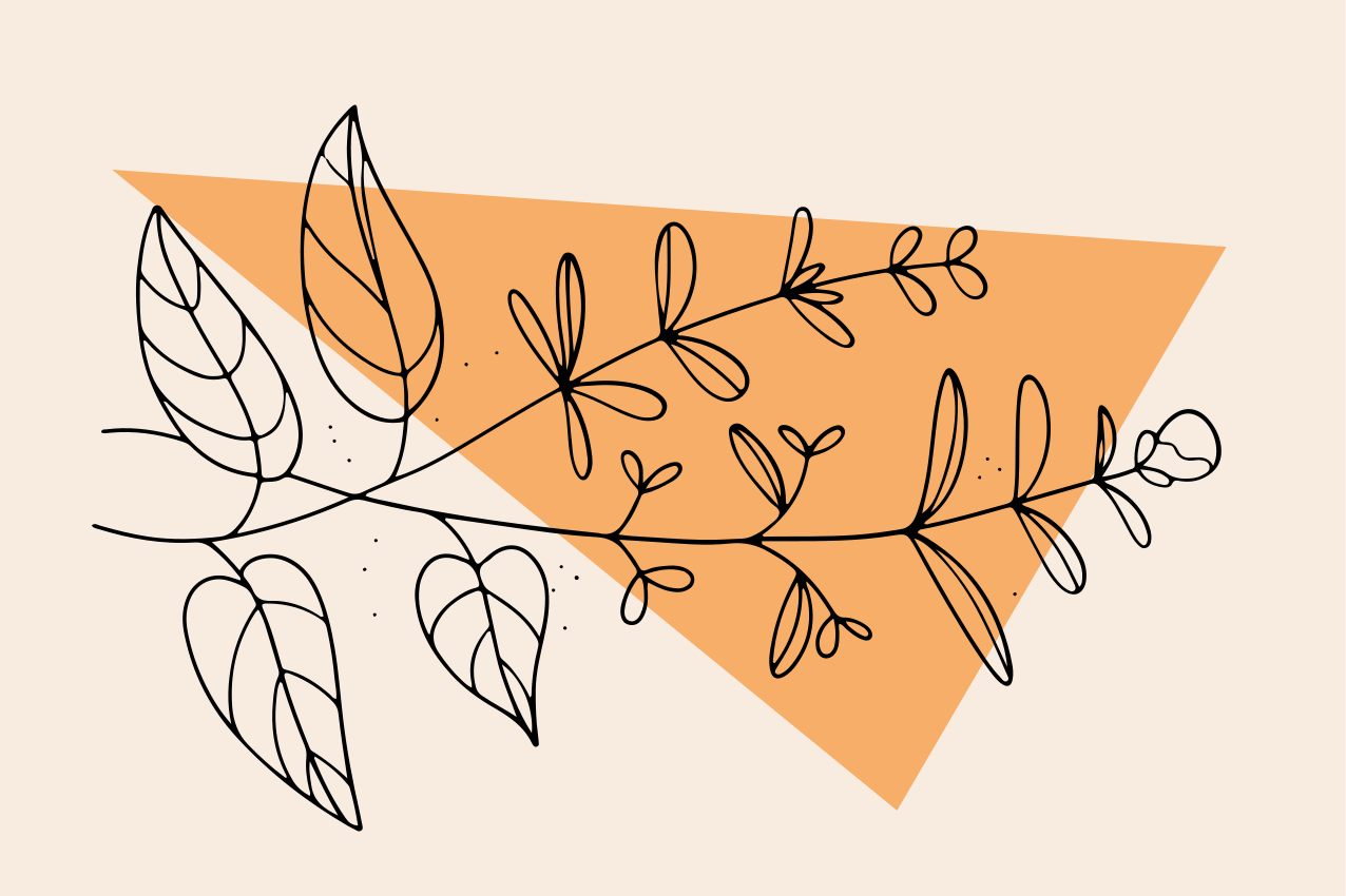 Naproane original design abstract floral - TenStickers