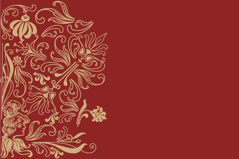 Naproane elegant cu accente florale elegante - TenStickers