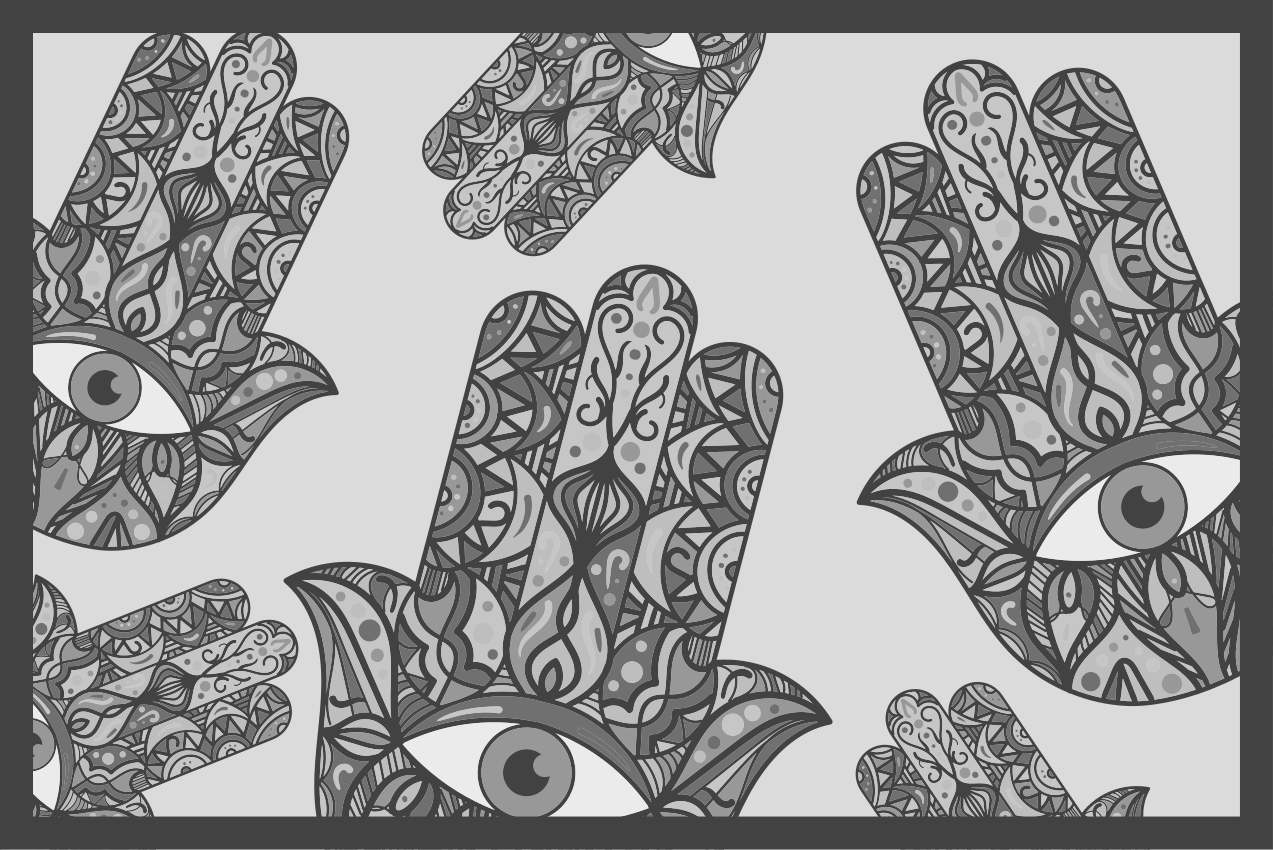 Naproane original cu modele de mâini complexe - TenStickers