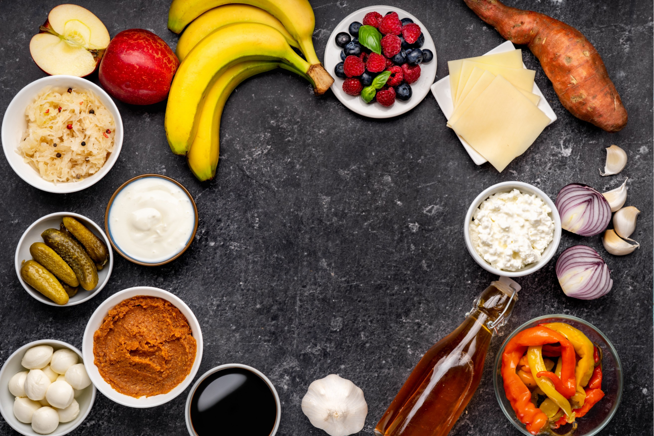 Naproane modern ingrediente pentru bol roșu - TenStickers