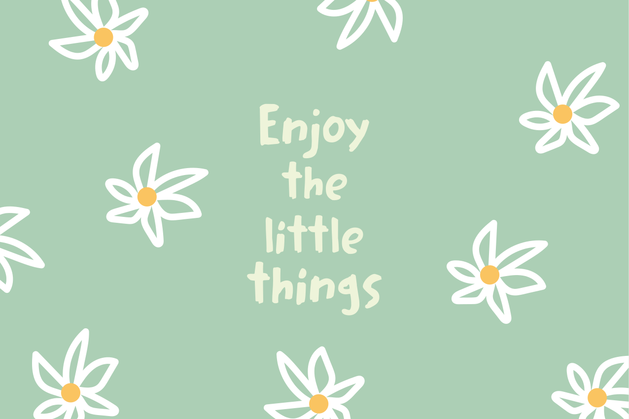 Naproane original cu model floral margaretă - TenStickers