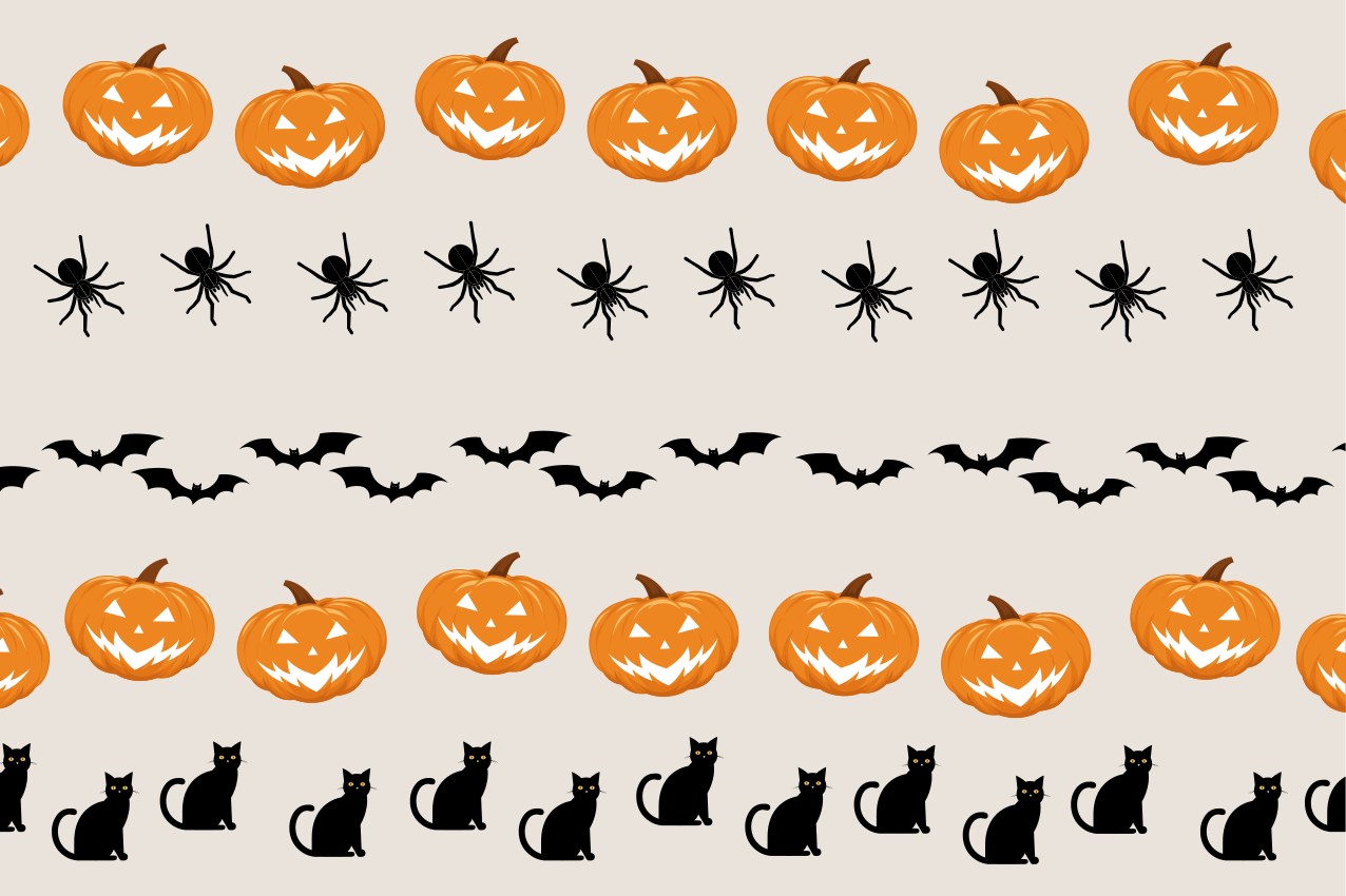 Naproane de halloween pisica păianjen din dovleac - TenStickers