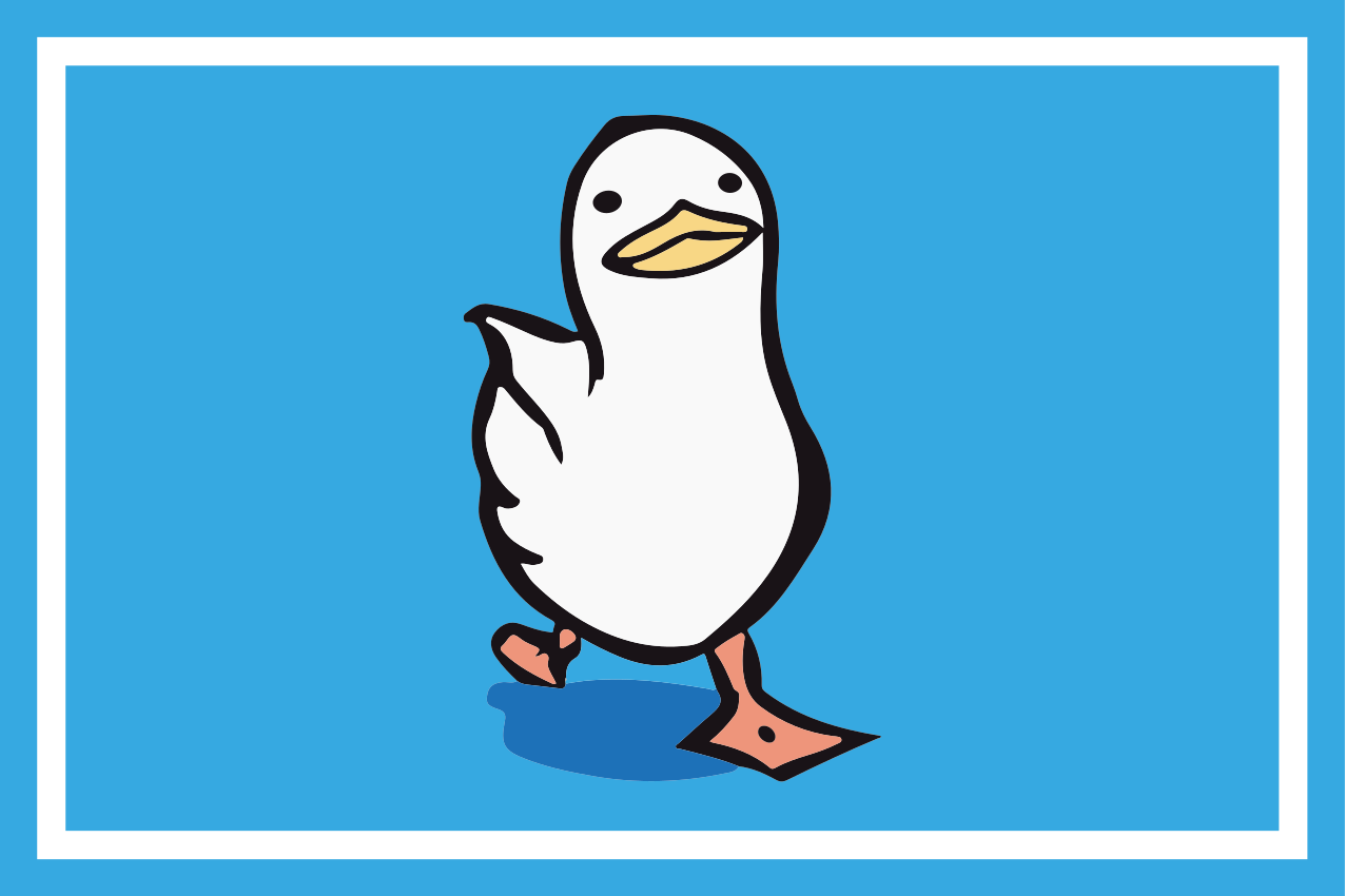 Naproane pentru copii cu personaj rață din desene animate - TenStickers