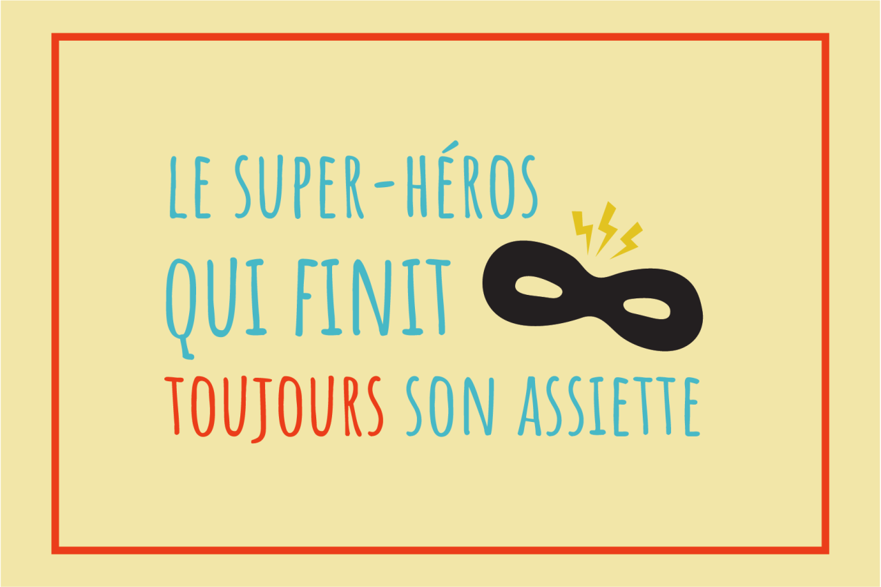 Naproane pentru copii inspirație din farfurii de supereroi - TenStickers