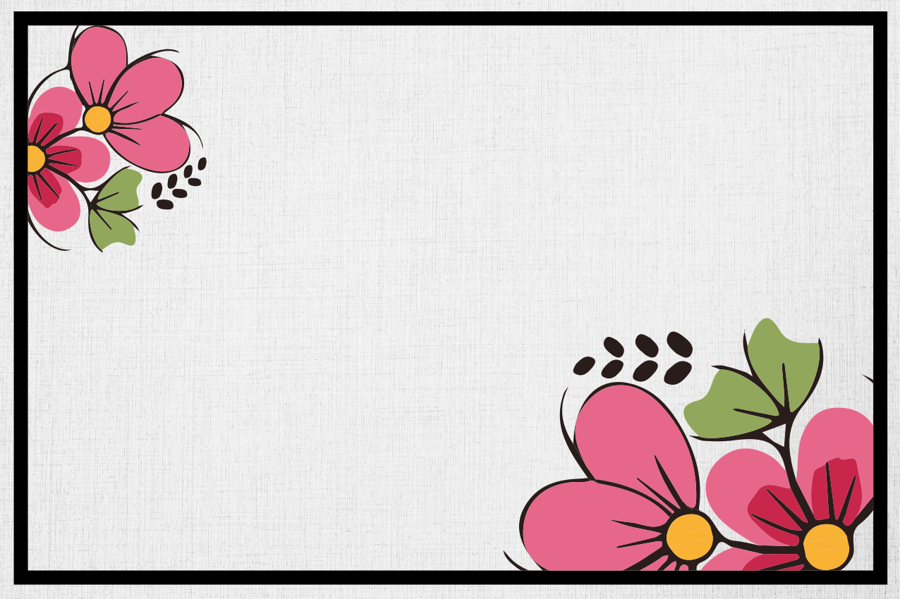 Naproane original design cu model floral - TenStickers