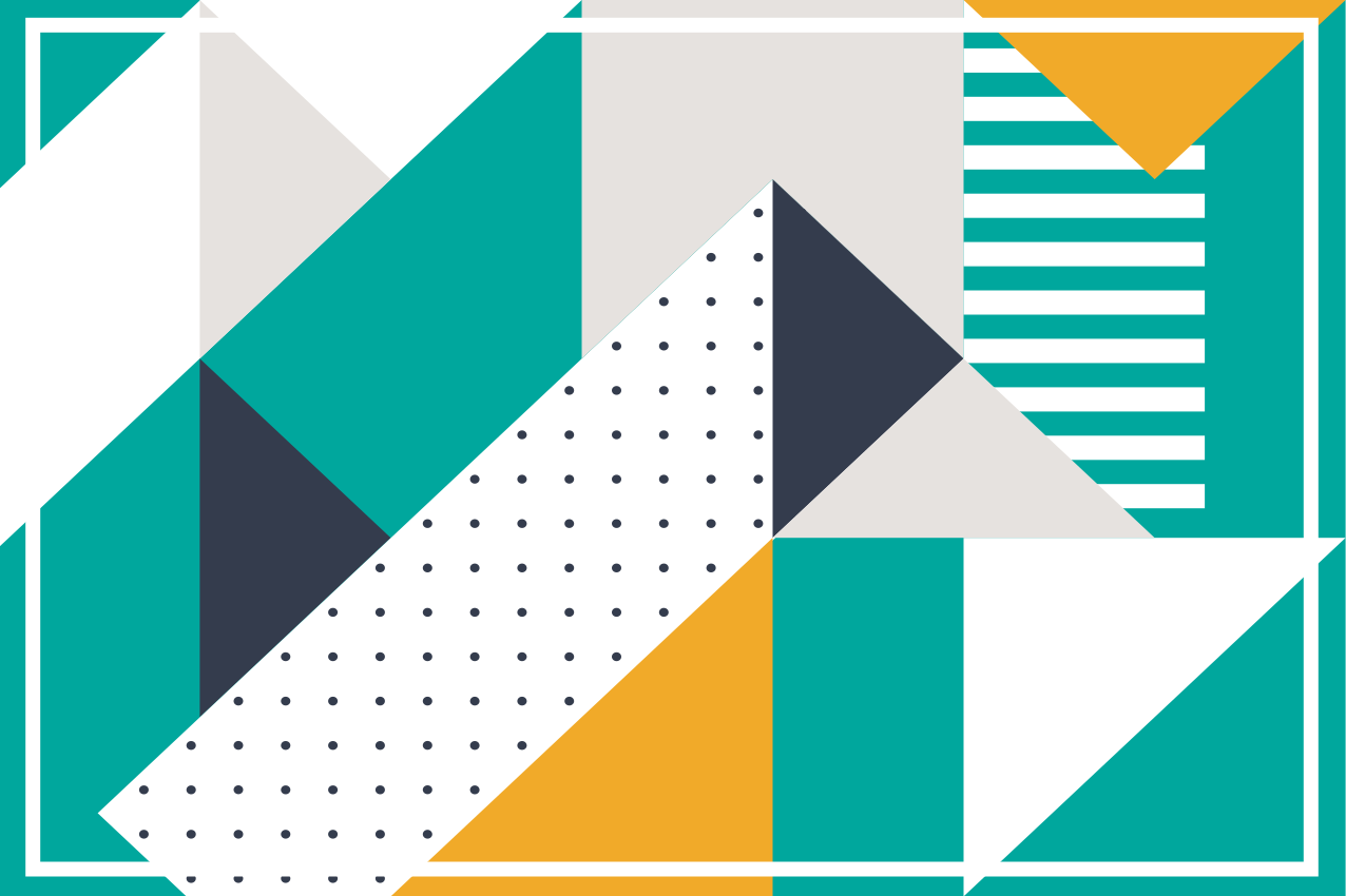 Naproane modern cu forme geometrice patterned - TenStickers