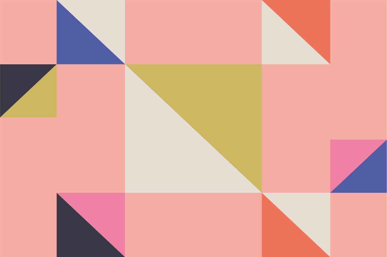 Plăcuțe de vinil originale cu model geometric de artă - TenStickers