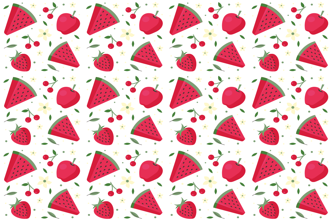 Naproane pentru copii cu model de felii de fructe - TenStickers