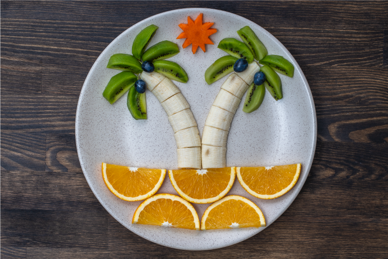 Naproane original aranjament de fructe tropicale - TenStickers