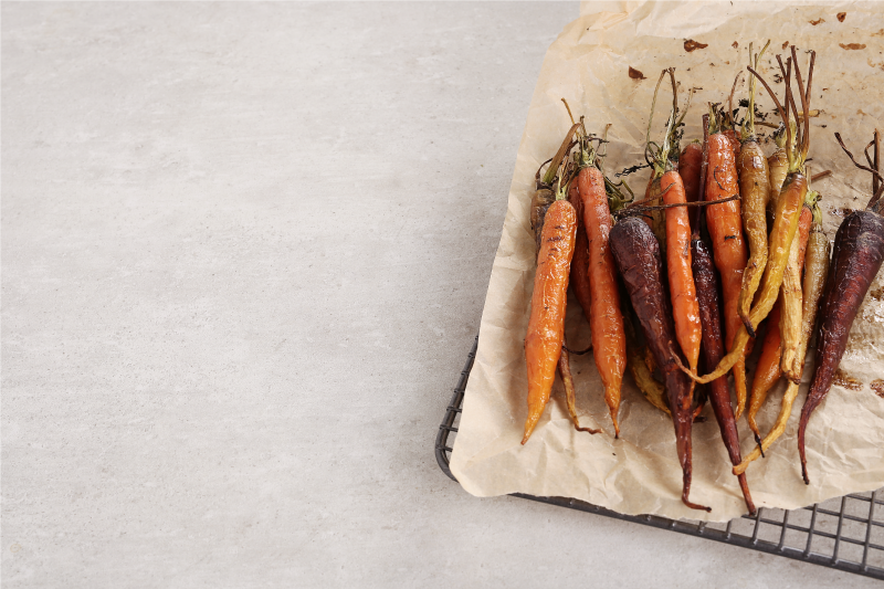 Naproane de restaurant morcovi colorați la cuptor - TenStickers