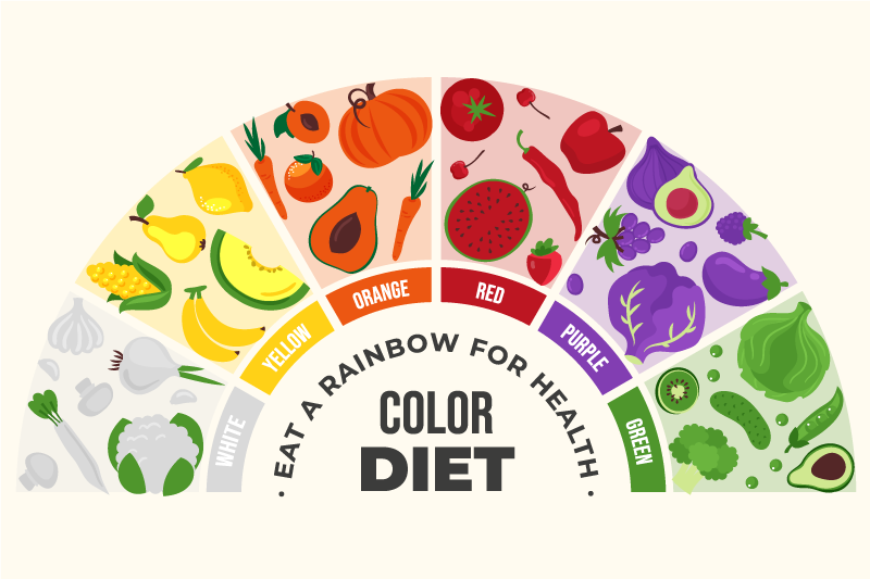 Curcubeu cu mâncare curcubeu cota de plasă - TenStickers