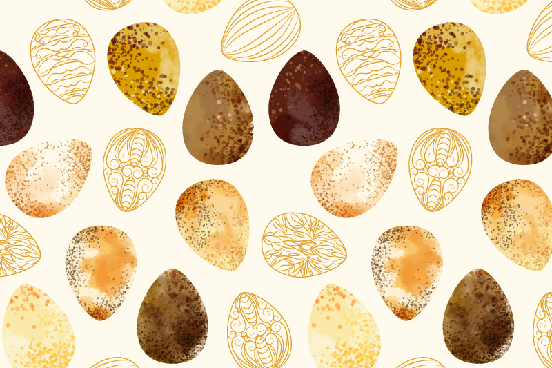 Naproane original cu motiv elegant de ou - TenStickers