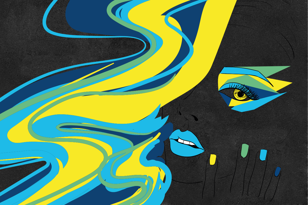 Naproane original artă Îndrăzneață - TenStickers