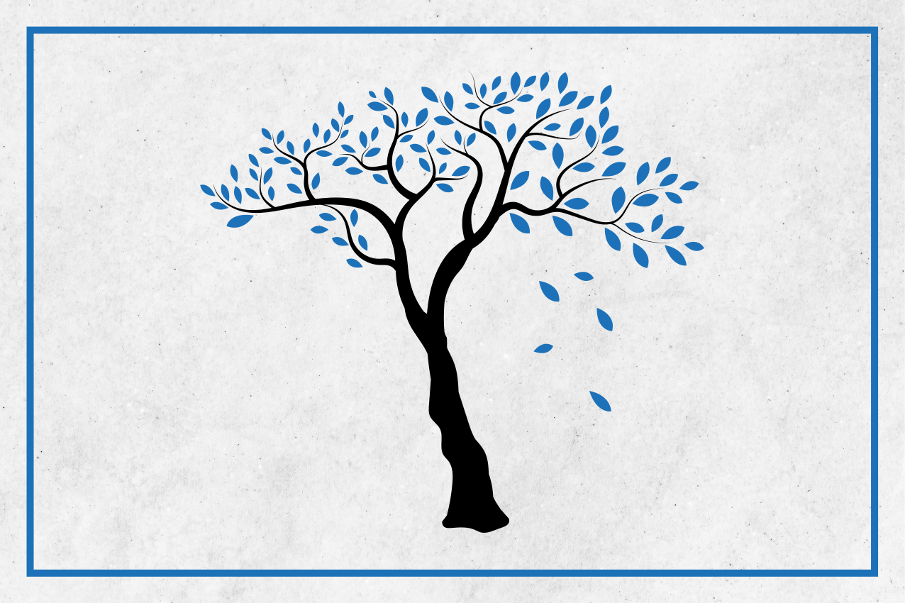 Naproane original cu motiv elegant de copac - TenStickers