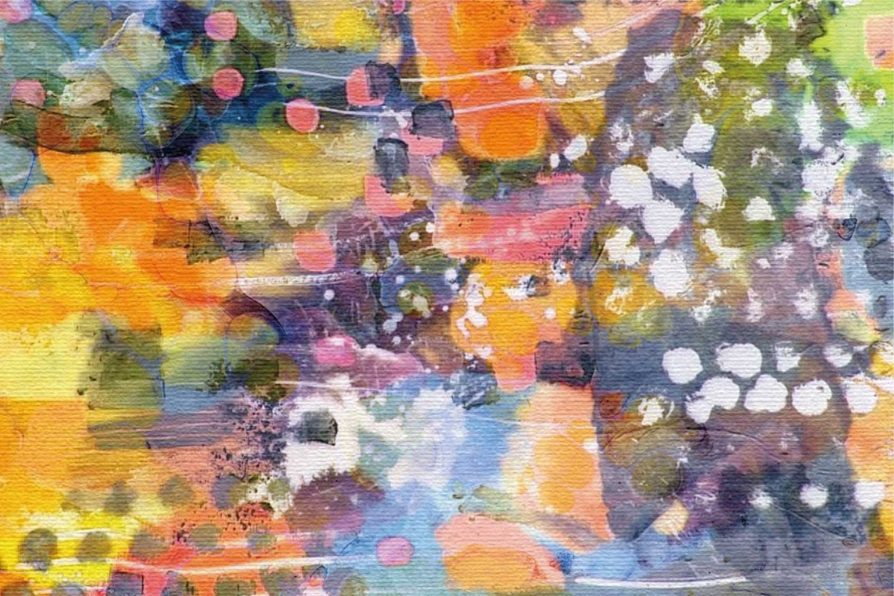 Naproane de textură explozie de culoare vibrantă - TenStickers