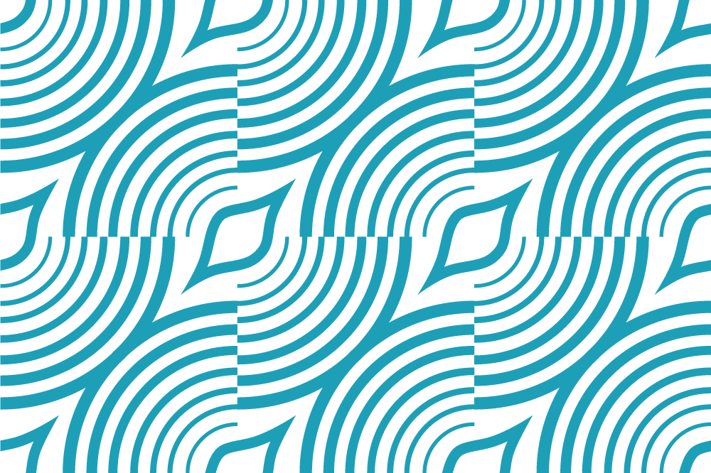 Naproane modern model de val curbat - TenStickers