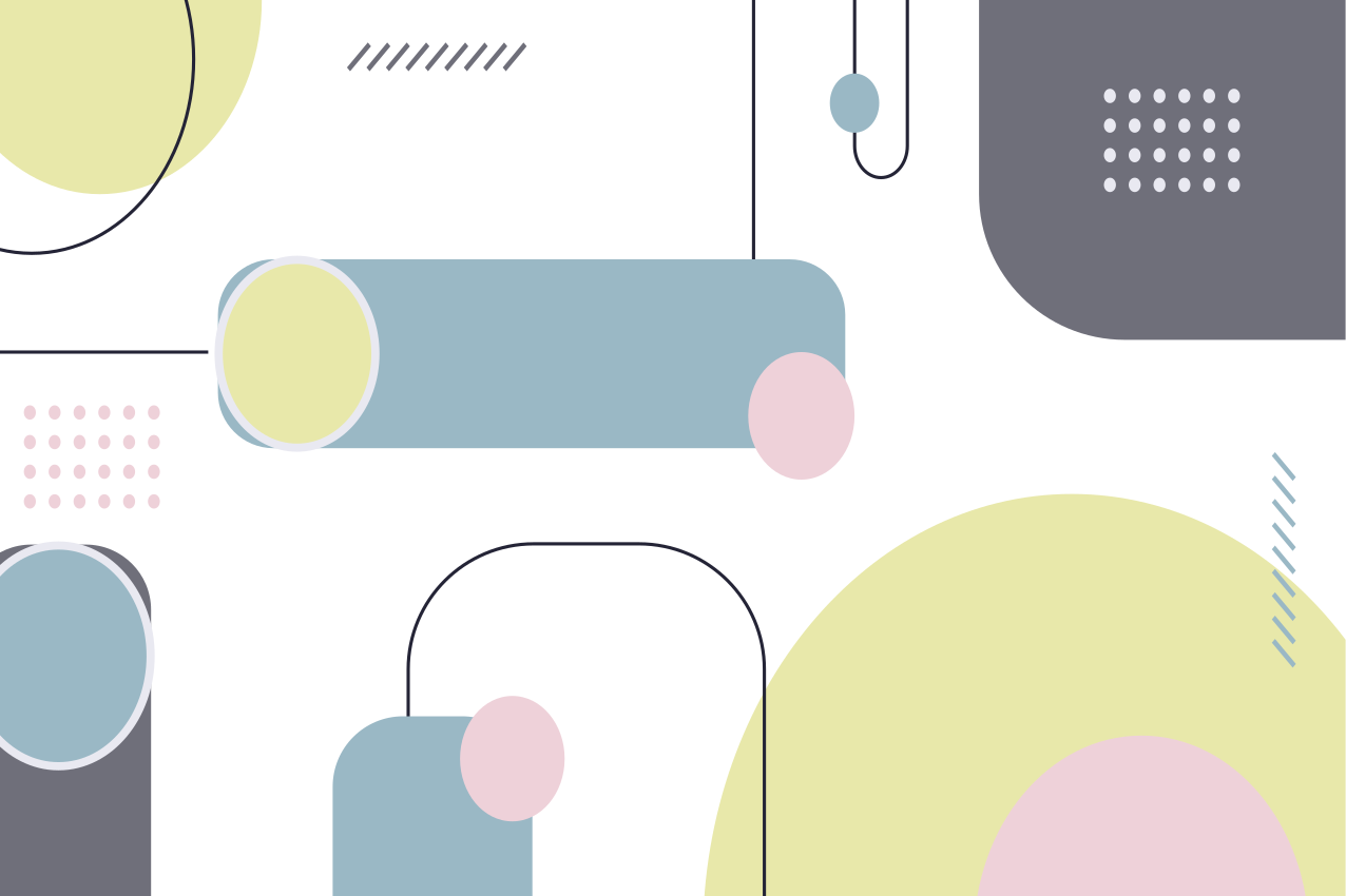 Naproane modern aranjament forme geometrice - TenStickers